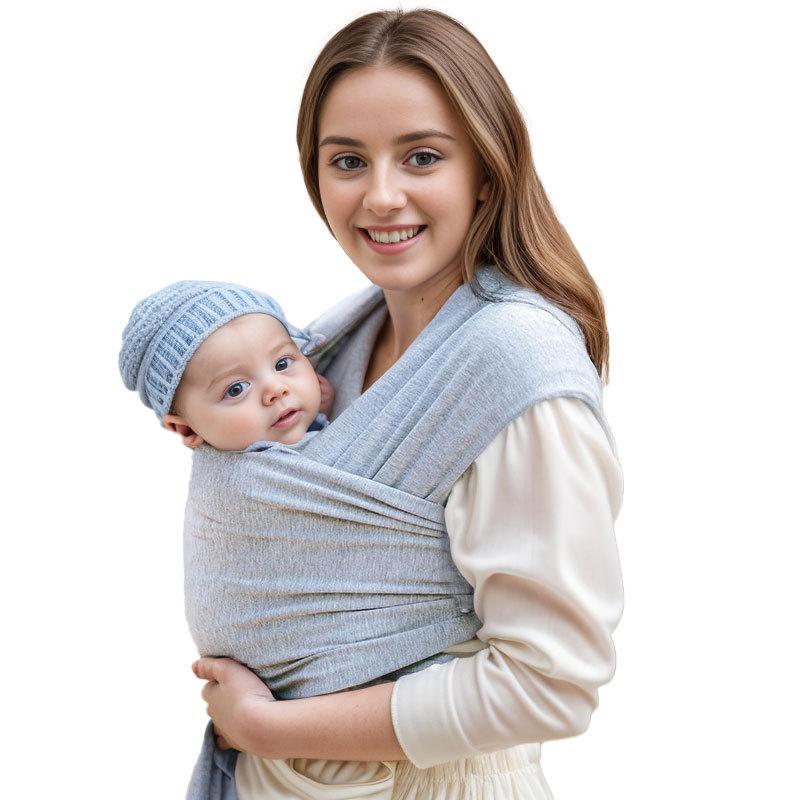 

Baby Back Towel Front Carrying Wrapping Back Bag Multifunctional Maternal and Infant Travel Products серый