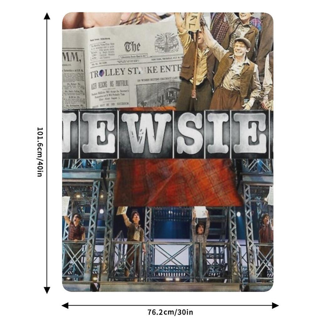 Newsie Throw Blanket Durable Warm Blanket for Daily Home Use