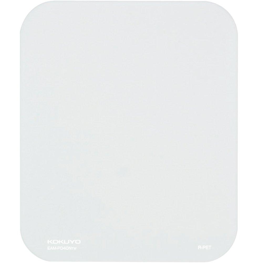 

KOKUYO Mouse Pad Recycled PP Type White EAM-PD40TW