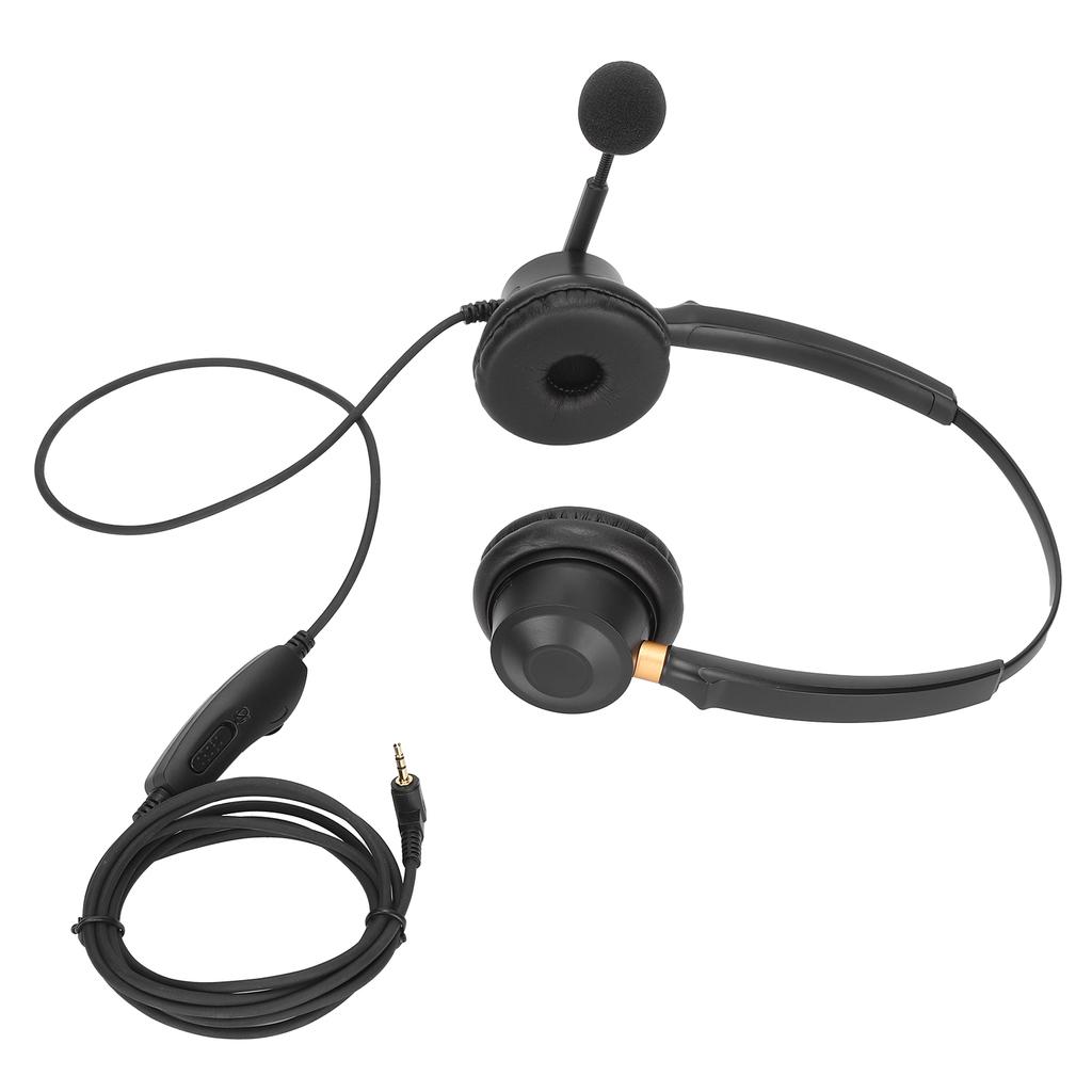 H600D‑2.5‑MV Customer Service Headset Support Volume Adjustment Telephone Headset with Noise Reduction Microphone