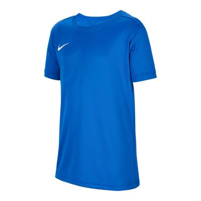 Dri-Fit Park VII Comfortable Fashionable Versatile Short Sleeve T-Shirt Kids Tops Dark-Blue IB8677-450