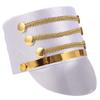Hat-nutcrackers Marching Band Hat Gold Trim Strips Soldier Top Cap  Performance