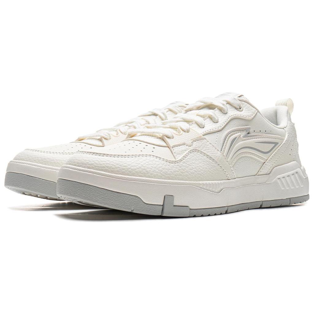 Li Ning Original Era Slip Resistant Cushioning Abrasion Resistant Breathable Height Increasing Low top Skateboard Shoes AGCU337-3