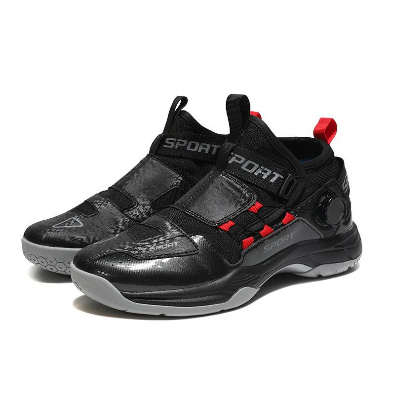 Women's shock absorption training shoes wear-resistant breathable competition non-slip tennis shoes badminton shoes men's summer lightweight the same