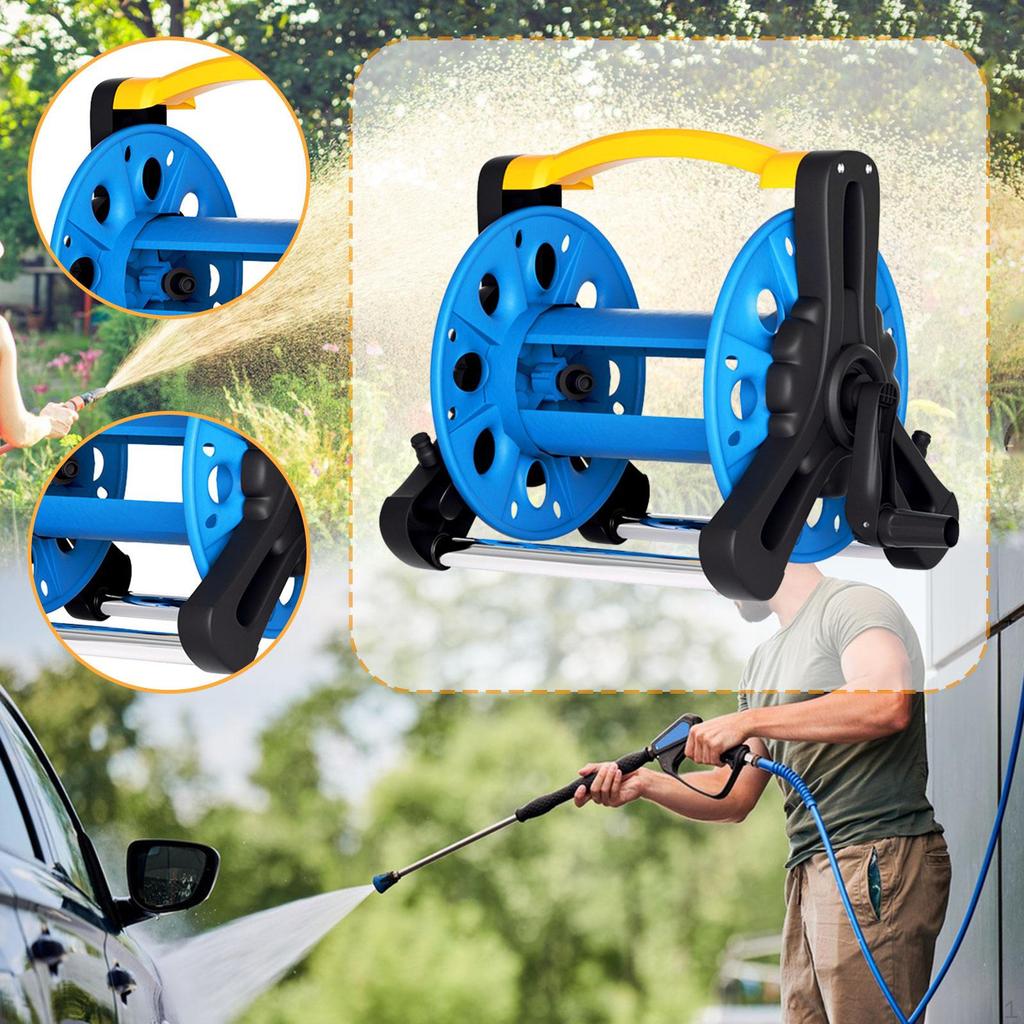 Garden Hose Reel Cart ,Pipe Storage Rack Household, Gardening Tool Water Pipe Holder for Agriculture