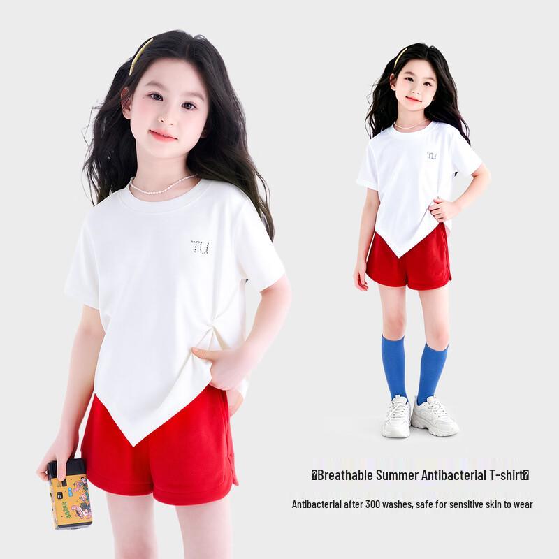 Girl s 10A Antibacterial Cooling Short-Sleeve T-Shirt 37