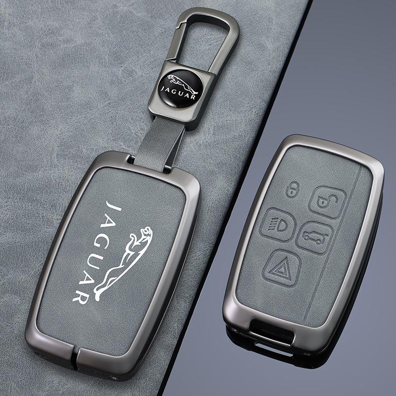 Jaguar Key Case Set for XFL, XEL, E-Pace, F-Pace, F-Type, I-Pace - Protective Shell & Buckle