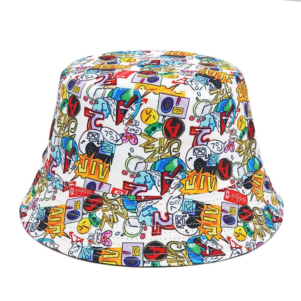 2023 Custom Sublimation Printing Double-Sided Bucket Hat All Over Printing Reversible Bucket Hats