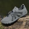 Fashion Thick-Soled Mens Hiking Sneakers Outdoor Sports  Casual Shoes All-Season Male Mesh Shoes Breathable Wading Aqua Shoes Trainers