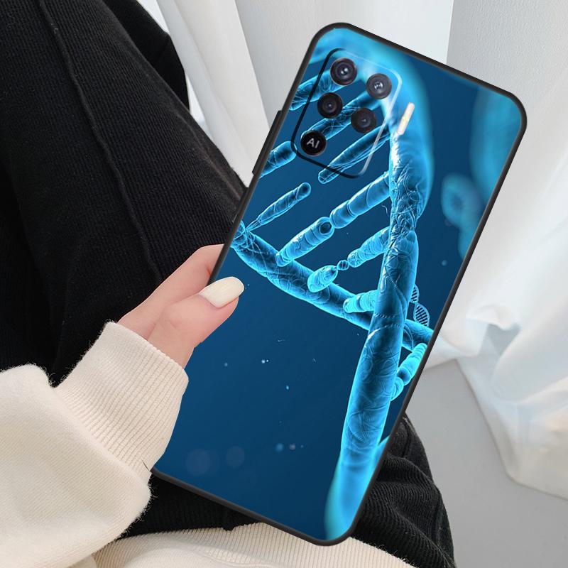 Science DNA Biology Case For Oppo A96 A76 A16 A60 A98 A58 A78 A18 A38 A80 A40 A77 A57 A17 A74 A54 A94 A15 A5 Pro