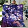 1pc Blanket JoJo's Bizarre Adventure4 Print Design, Lightweight Blanket for Sofa, Bed- Soft &Warm, Gift for All Seasons Like Christmas, Halloween