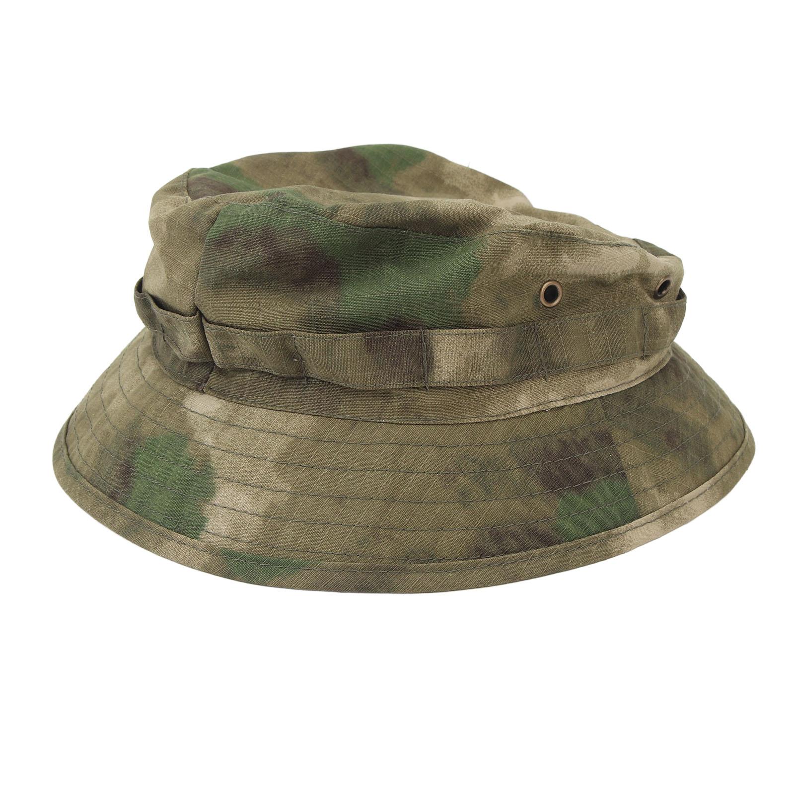 

Boonie Hat with Adjustable Buckle Short Brim Waterproof Oxford Fabric Bucket Hat for Fishing Trips