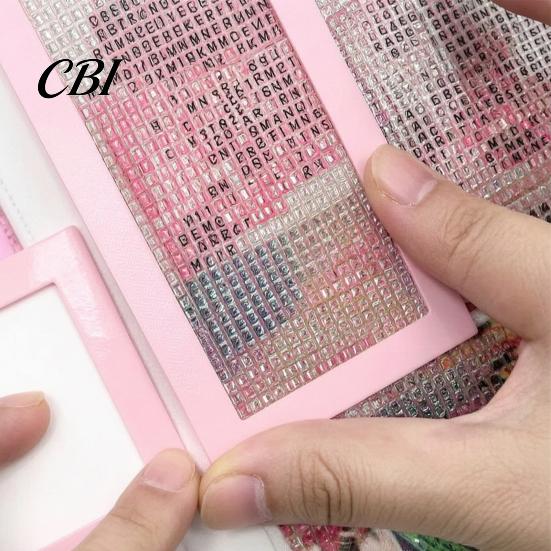 Rhinestone Art Positioning Tool 2Pcs Frame, Painting Alignment & DIY Craft Supplies Straight Edge Ruler, Crafts Accessories