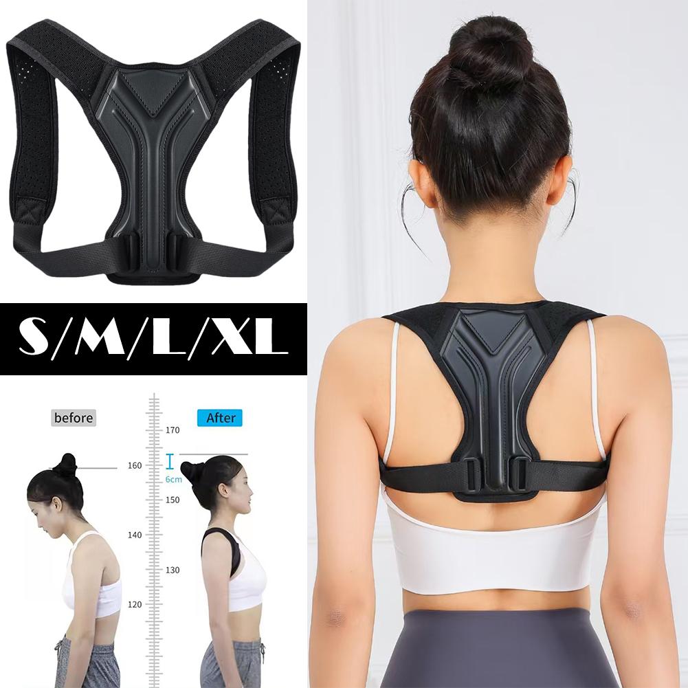 Verstellbarer Gürtel zur Korrektur der Rücken- und Schulterhaltung, Schlüsselbein-Wirbelsäulenstütze, um Ihren Körper zu Hause, Büro, Sport, oberen Rücken und Nacken zu formen