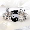 Přeshraniční Dračí Yin Yang Tai Chi Náramek přátelství s korálky ze slitiny