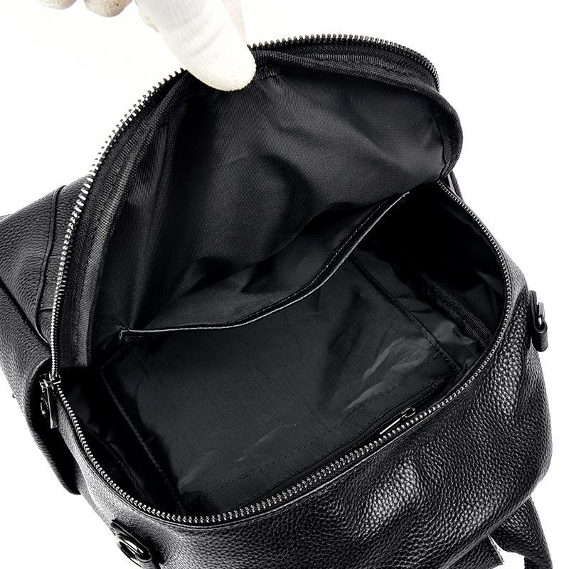 Leather women's bag new autumn first layer cowhide women's backpack casual versatile soft leather backpack large capacity