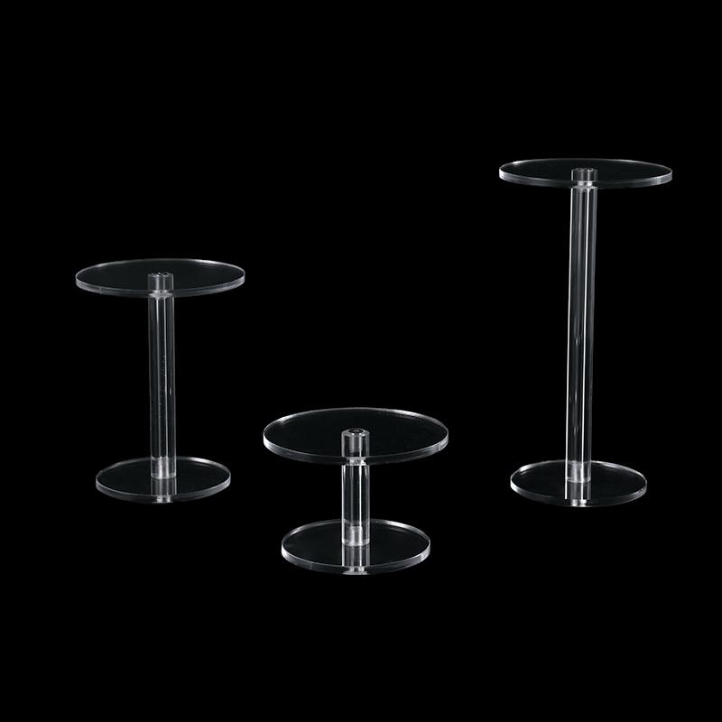 Transparent Frame Round Jewelry Blind Box Display Stand Acrylic Clear Bracelet Organizer Shelf Jewelry Storage Rack
