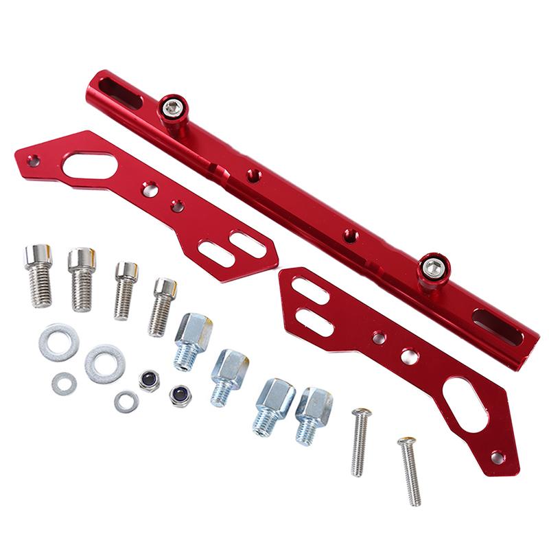 Multifunkční prodlužovací tyč pro vyvažování sedadel na motocykl v červené barvě