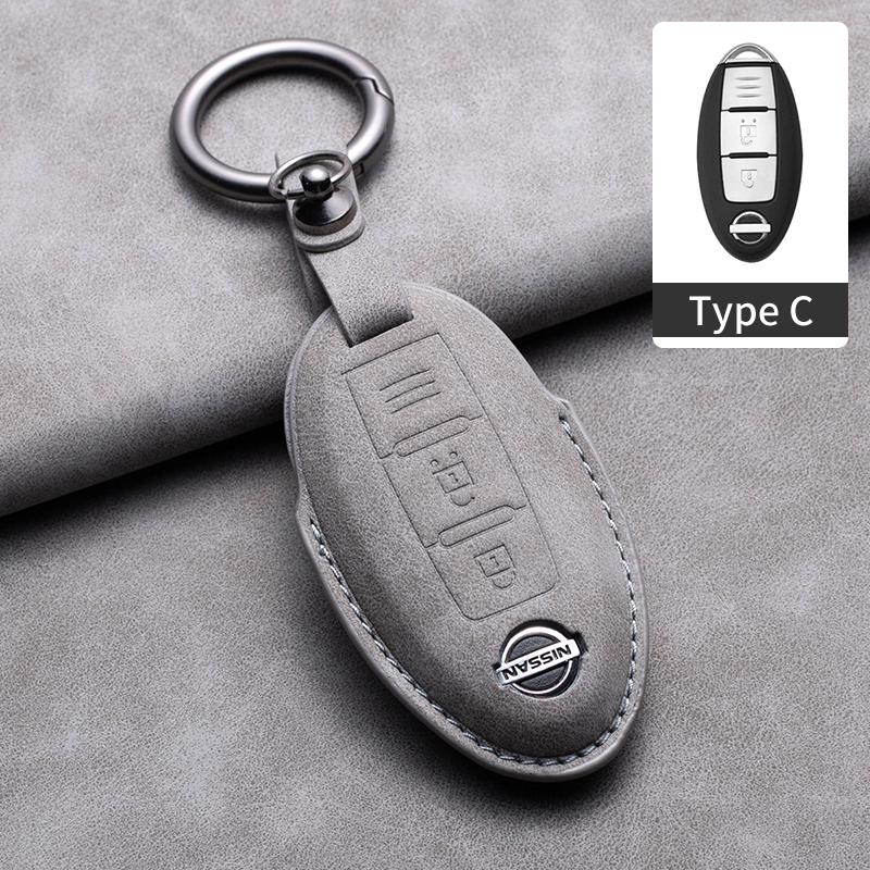 Car Key Remote Case Cover Holder For Nissan Tiida Qashqai J11 J10 Micra Kicks Altima X-Trail Fuga Navara Leaf Note Sentra Murano