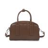 Leather women's bag Boston pillow bag autumn and winter new vegetable tanned leather handbag women's casual messenger bag shoulder bag