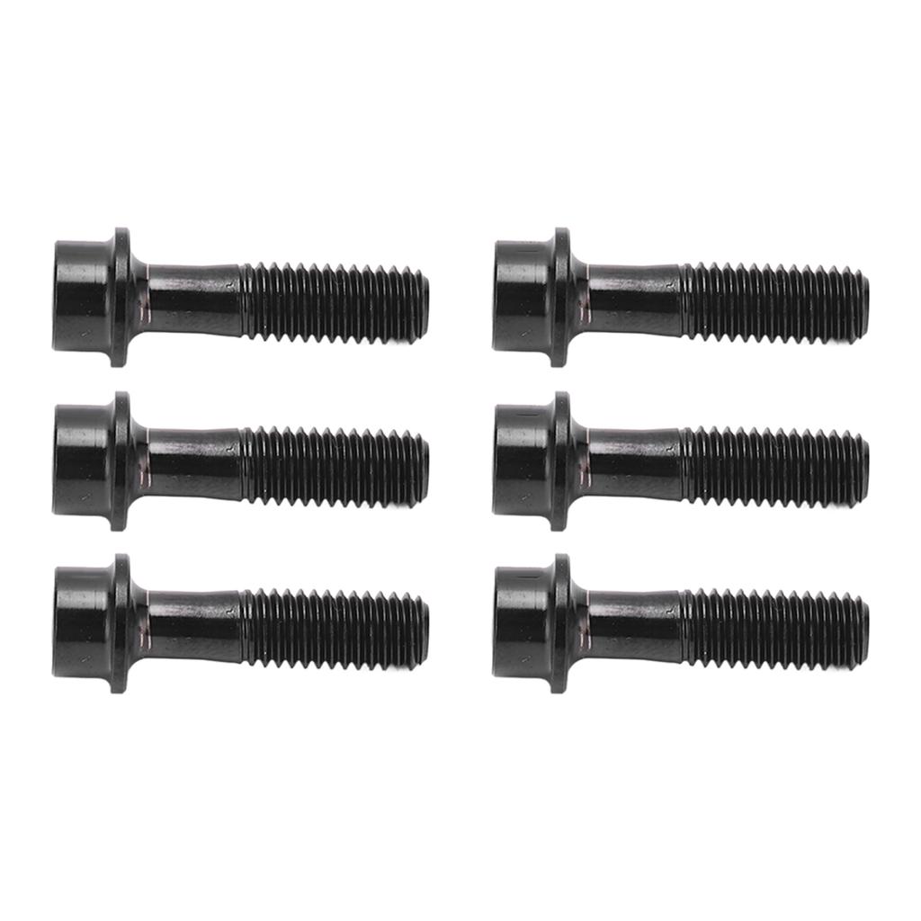 RISK 6Pcs M5x18mm Bicycle Stem Fixing Screws Bike Brake Lever Fixing Bolts Black Hollow Bicycle Stem Parts for Mountain
