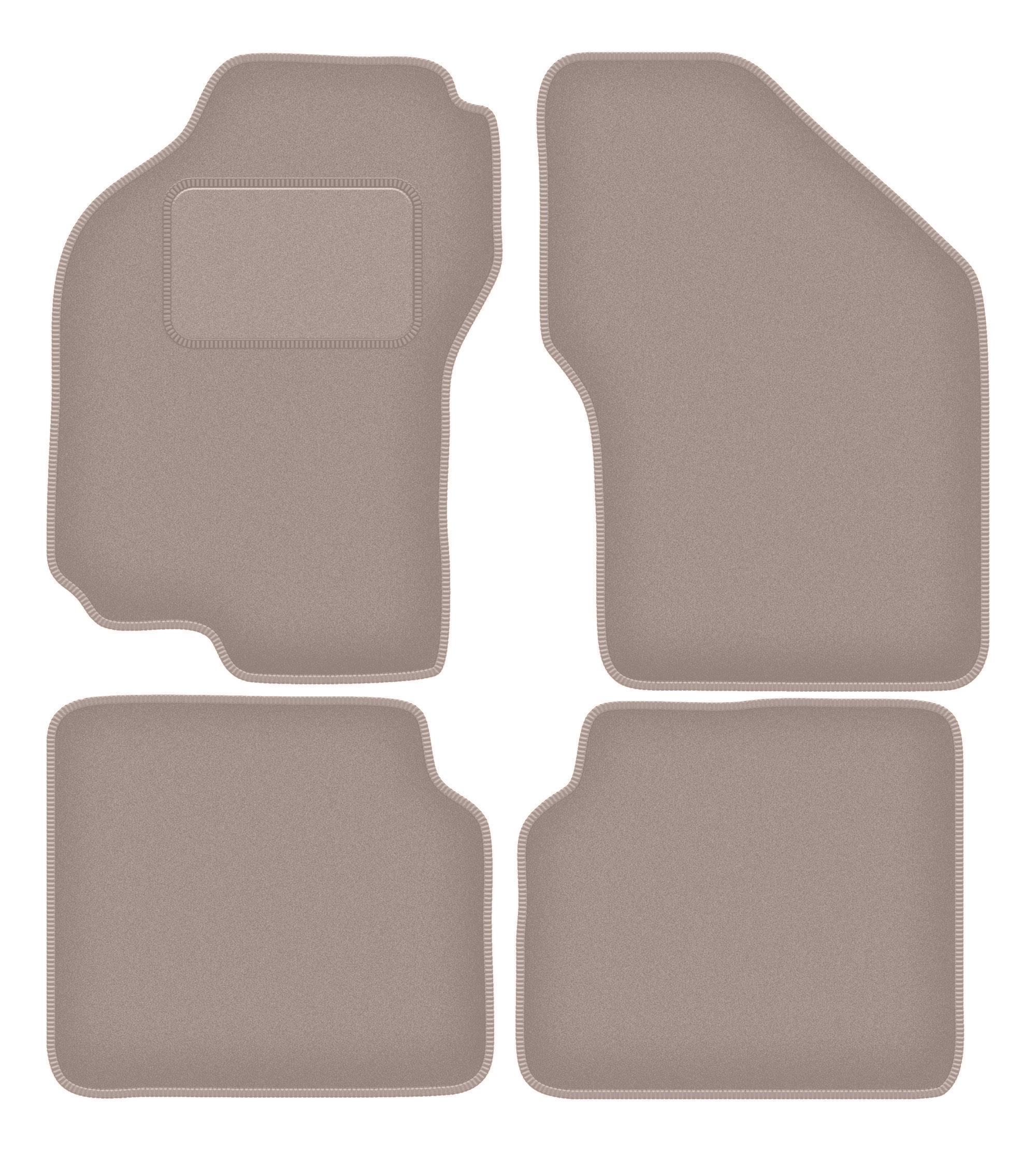 Tappetini in velluto beige per: Fiat Marea Weekend station wagon (1995-2001)