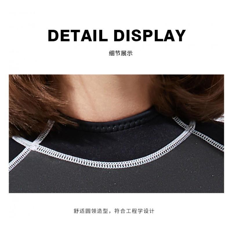 Womens 3mm Full Body Wetsuit Snorkeling Swimming Diving Warm Water Sports Fall Winter