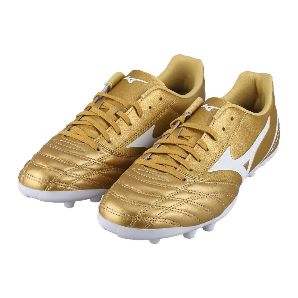 Mizuno Folgado Kl Comfortable Round Toe Ag (Rubber Short Studs) Non-Slip Soccer Shoes Men Soccer Shoes Gold P1GA239306