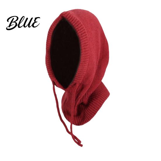 Full Coverage Headgear for Outdoor Sports Winter Balaclava Hat Men And Women Windproof Fashionable Knit Hood Autumn Knitted Hooded Neckerchief,