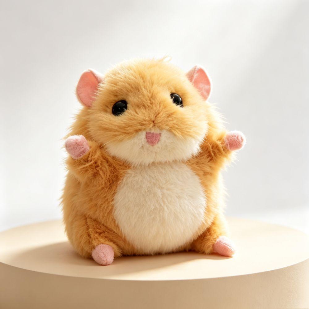 Bag Charm Hamster Pendant Stuffed Animal Rat Plush Doll Soft Fabric Fluffy Mouse Keychain Kids Toy