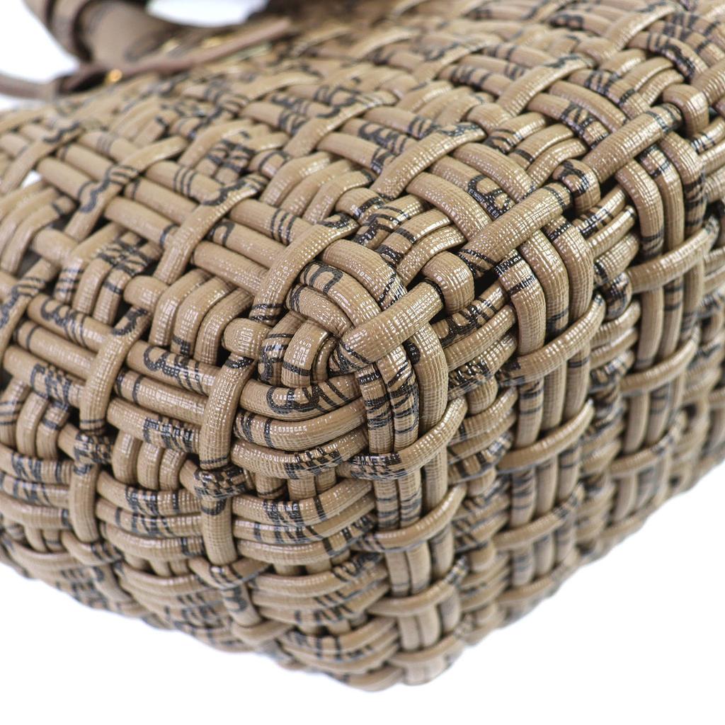 Excellent BALENCIAGA Shoulder Bag Bistro Basket XS 2WAY handbag Brown 671342 Used