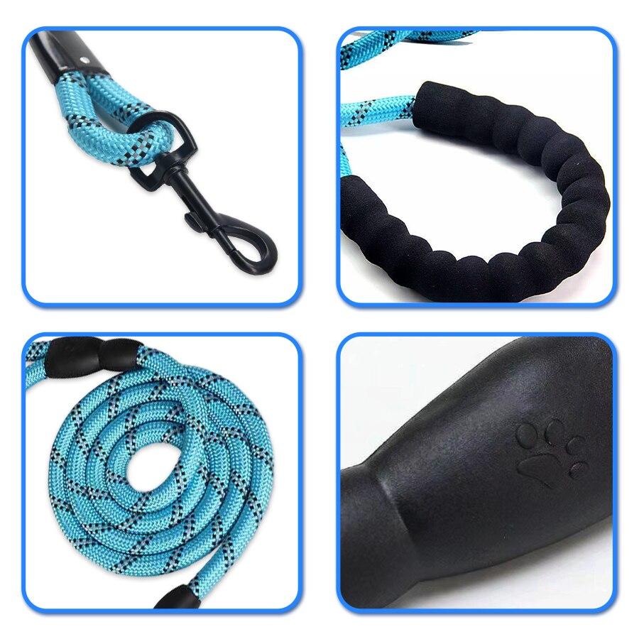 1 Pc Pet Traction Rope Reflective Dog Rope Nylon Dog Chain Anti Collision Small And Medium Sized Dog