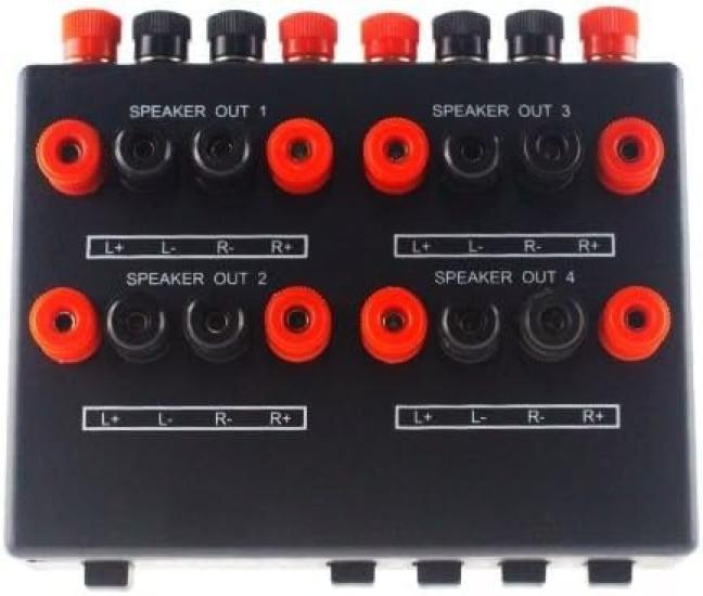 Basicest Banana Plug 2 In 4 Out Speaker Selector Switch