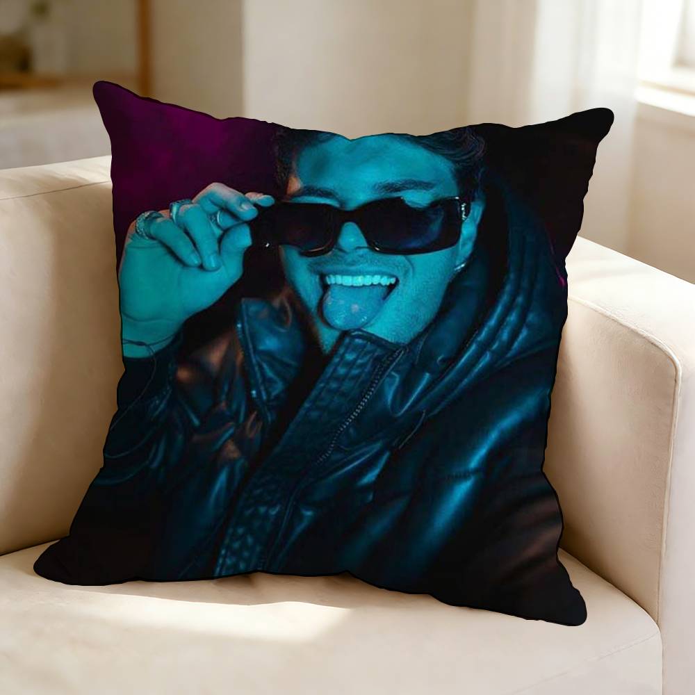 Spanish Entertainer AAbraham MMateo Square DoubleSided Printed Pillow Case Bedroom Bedside Pillow Sofa Cushion Cover