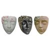 Face Sculpture Wall Planter Figure, Creative Hanging Plant Pot Flowerpot for