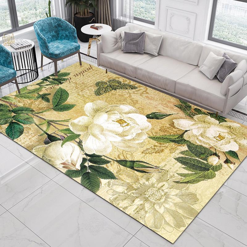 Nordic Ethnic Style Carpet Living Room Bedroom Sofa Coffee Table Tatami Bohemian Home Carpet