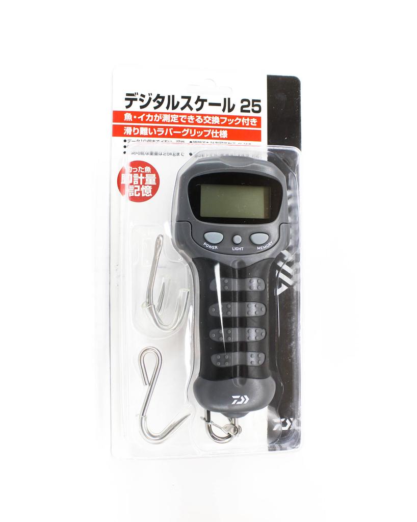 Daiwa Digital Scales 25kg 105 Grams AAA Batteries Not Included Gray (5795)