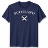 Schottland Flagge und Name Unisex T-Shirt Nationalflagge Schottisches Design Fußball Oberteil