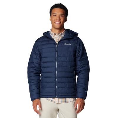 Powder Lite II Hooded Jacket, Mens Navy Jacket