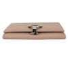 Used BVLGARI Card Case Bulgari Bulgari leather pink beige Clip type
