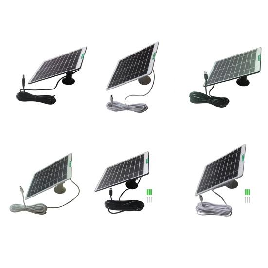 Solar Panels 3.0M Output Line 5V Voltage Regulator DC5521/Type-C/Micro USB Interfaces Solar Power Supply