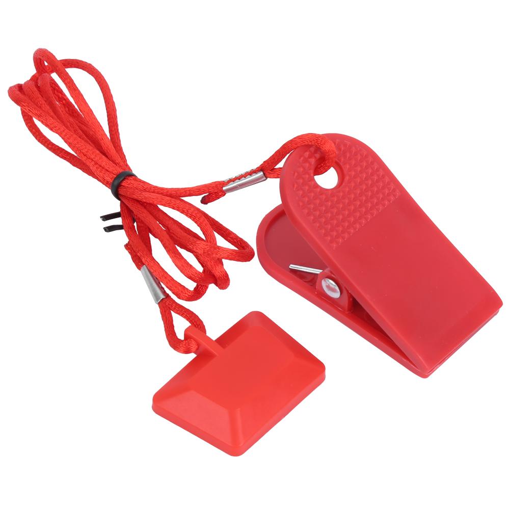 2Pcs Running Machine Safety Switch Lock Magnet Key Universal Accessory Square Safety Clip