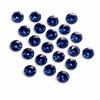 Natural Blue Sapphire Loose Gemstone 16 Pcs 5x5 Mm Lot Round September Birthstone for Jewelry Making