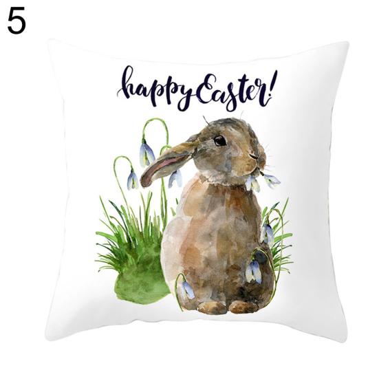 Talos Ostern Cartoon Kaninchen Bicyle Wurfkissenbezug Fall Kissen Home Sofa Auto Dekor