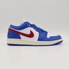 DC0774-416 Nike Air Jordan 1 Low Sport Blue Gym Red Sail White (Women's)