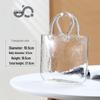 Nordic Glass Vase: Stylish Hydroponic Handbag for Fresh Flowers & Fish, Transparent Blue Fishbowl Design
