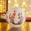 2025 Chinese Style Red Lantern: Dragon Boat & Mid-Autumn Festival Decorative Pendant with Luminous Design for Spring Festival & National Day.