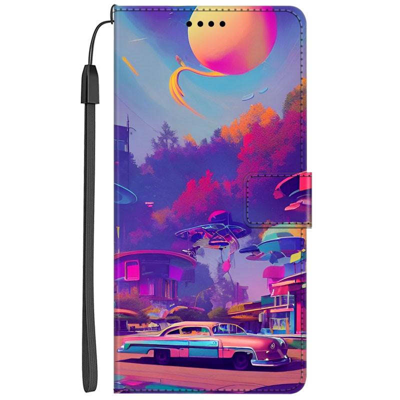Flip Leather Case For Samsung S24 Ultra 5G Cover Book Wallet Seascape Coque for Samsung Galaxy S23 S22 S21 S20 Ultra S24Ultra