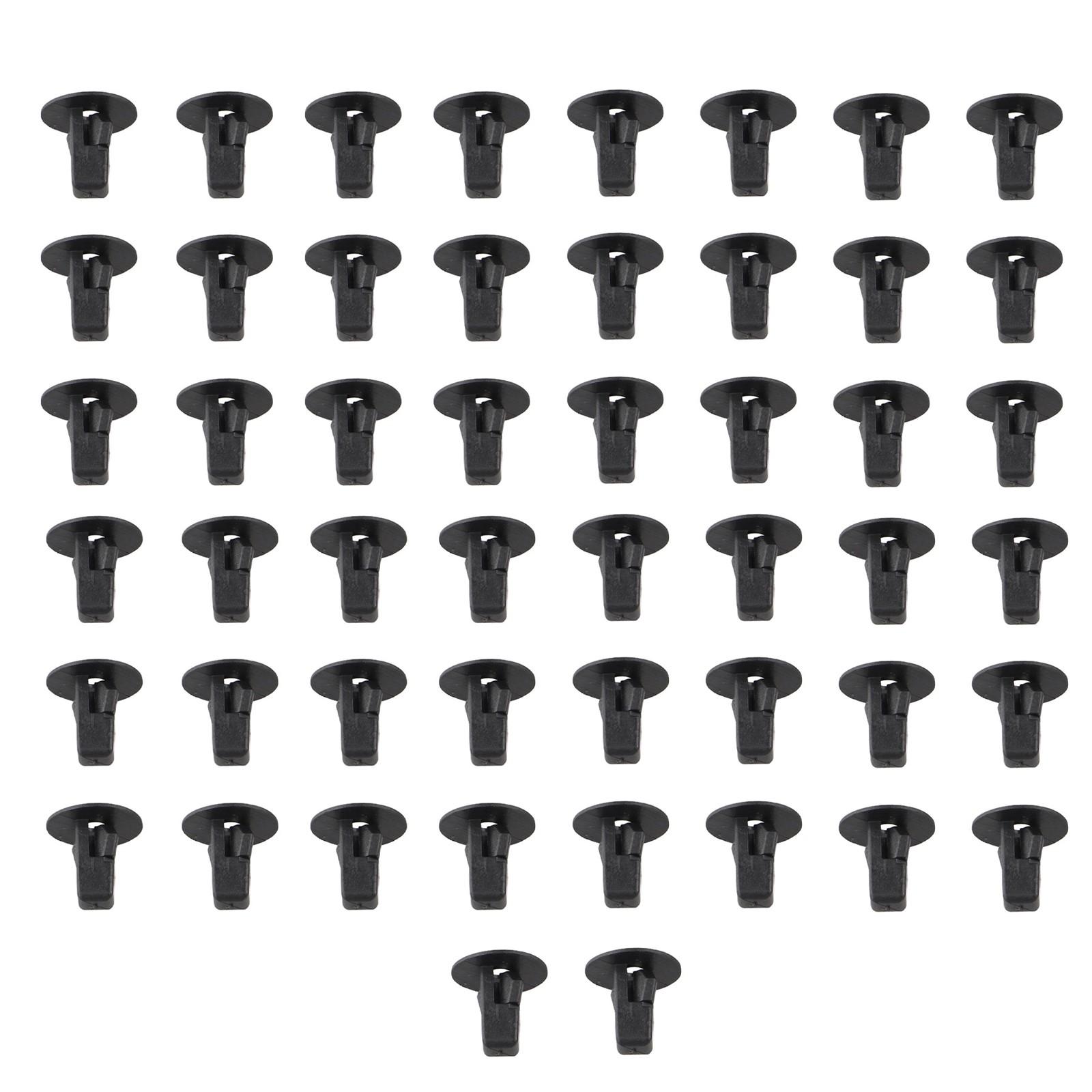 

50 шт. автомобильный зажим для подкрылка винт втулка зажим авто крепеж-набор черный