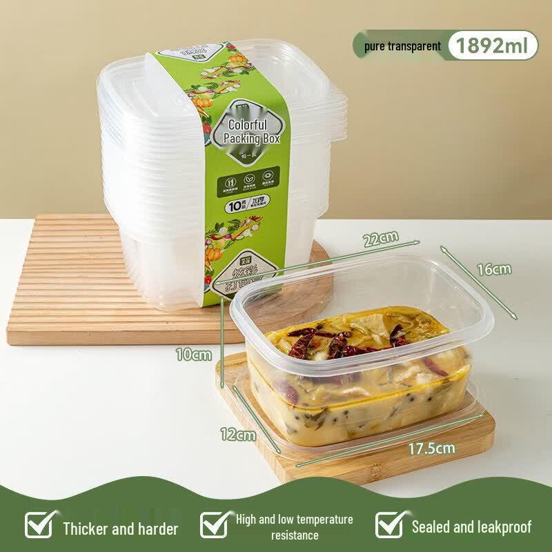 Disposable Microwaveable Meal Prep Container
